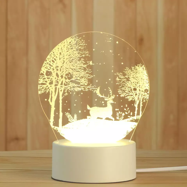 3D Nattlys Usb Luvikno