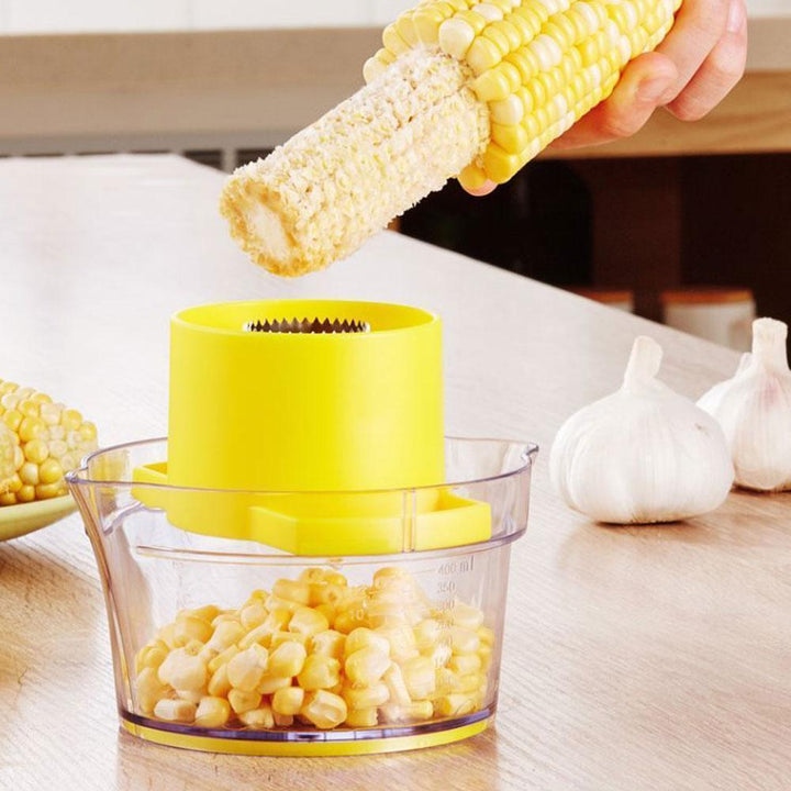 Cob Corn Stripper Med Innebygd Målebeger Og Rivejern | Luvikno