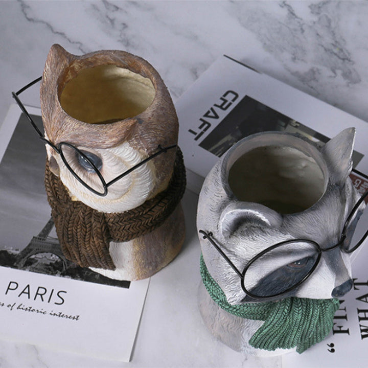 Resin Animal Flower Pot | Luvikno