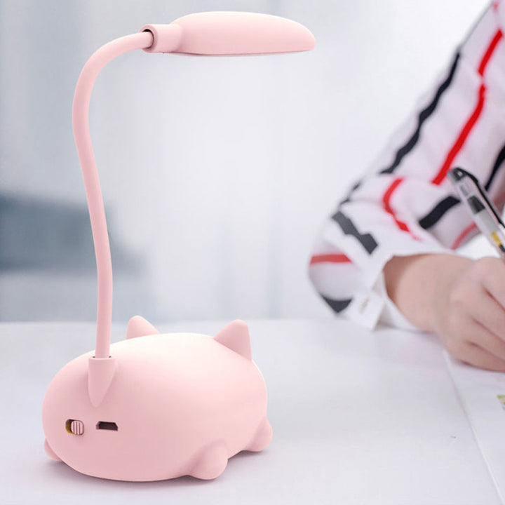 Cartoon Cat LED Skrivebordlampe | Luvikno