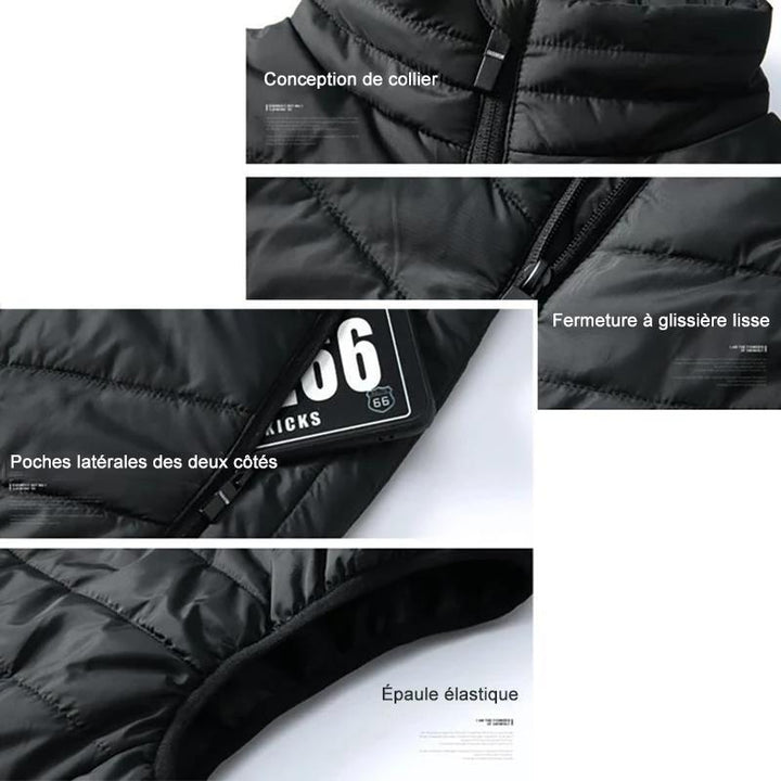 Men's heated vest insulated | luvikno