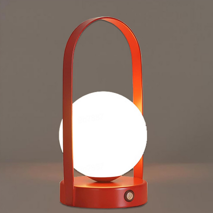 AuraLicht Trådløs Bordlampe – Oppladbar & Rustfritt Stål Design Lampe | Luvikno