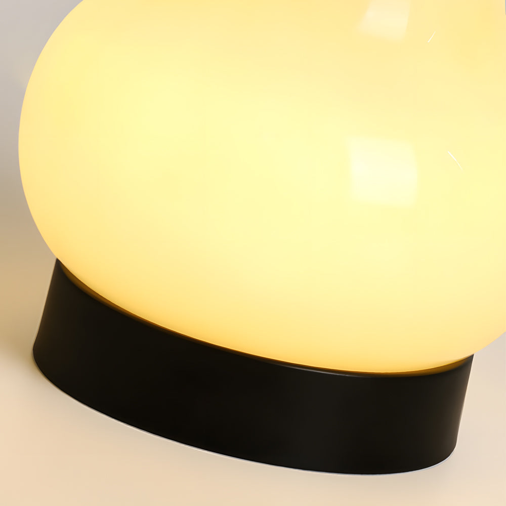 Luvikno | Elegant USB Pæreformet Bordlampe med Dimmbar LED