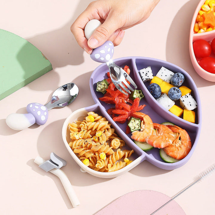 Småbarn tallerken med sugekop | Luvikno