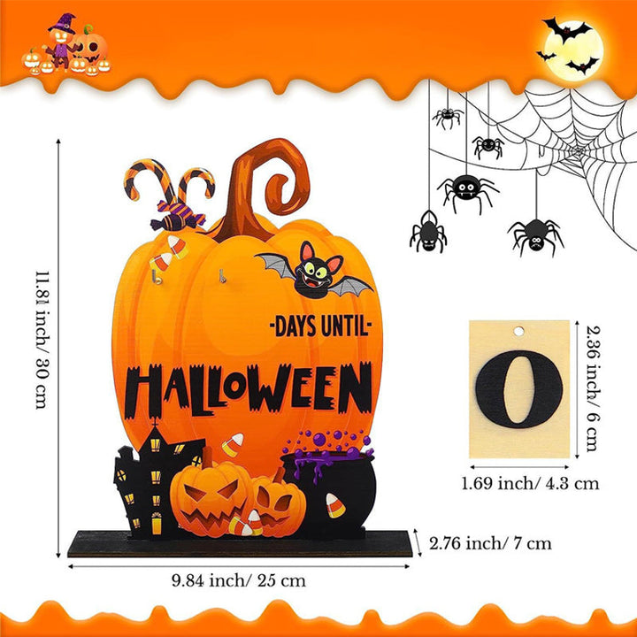 Wood Halloween Advent Calendar | luvikno