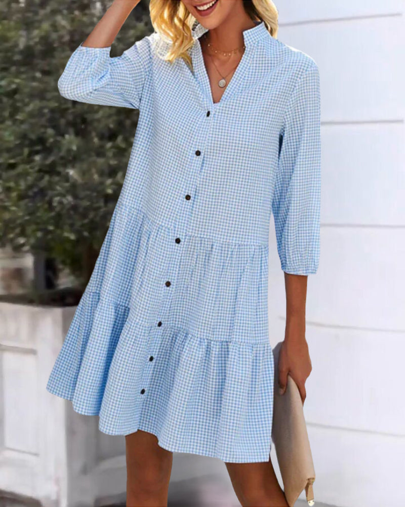 Luvik | Ruudullinen mekko