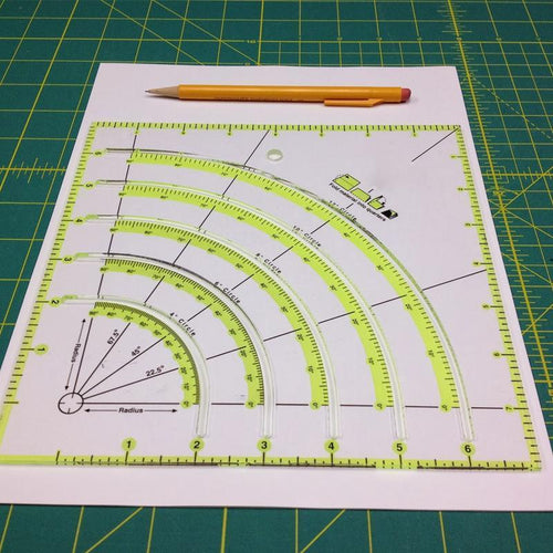 Kuttingmåler for bue- og vifte-mønstre | Luvikno