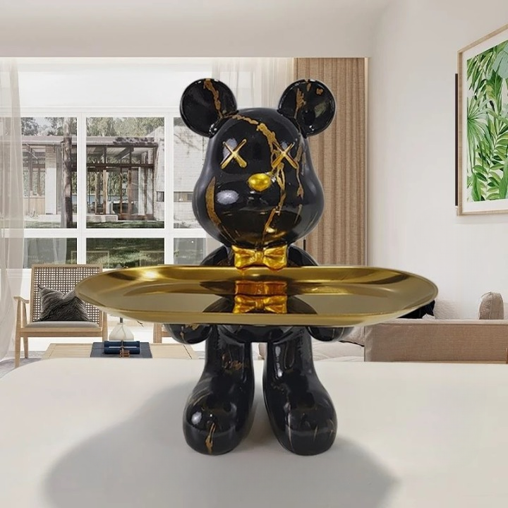 BearArt - Elegant Skulptur for Interiørdekorasjon Luvikno