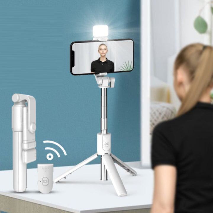 Luvikno | 6 i 1 trådløs Bluetooth selfie-pinne