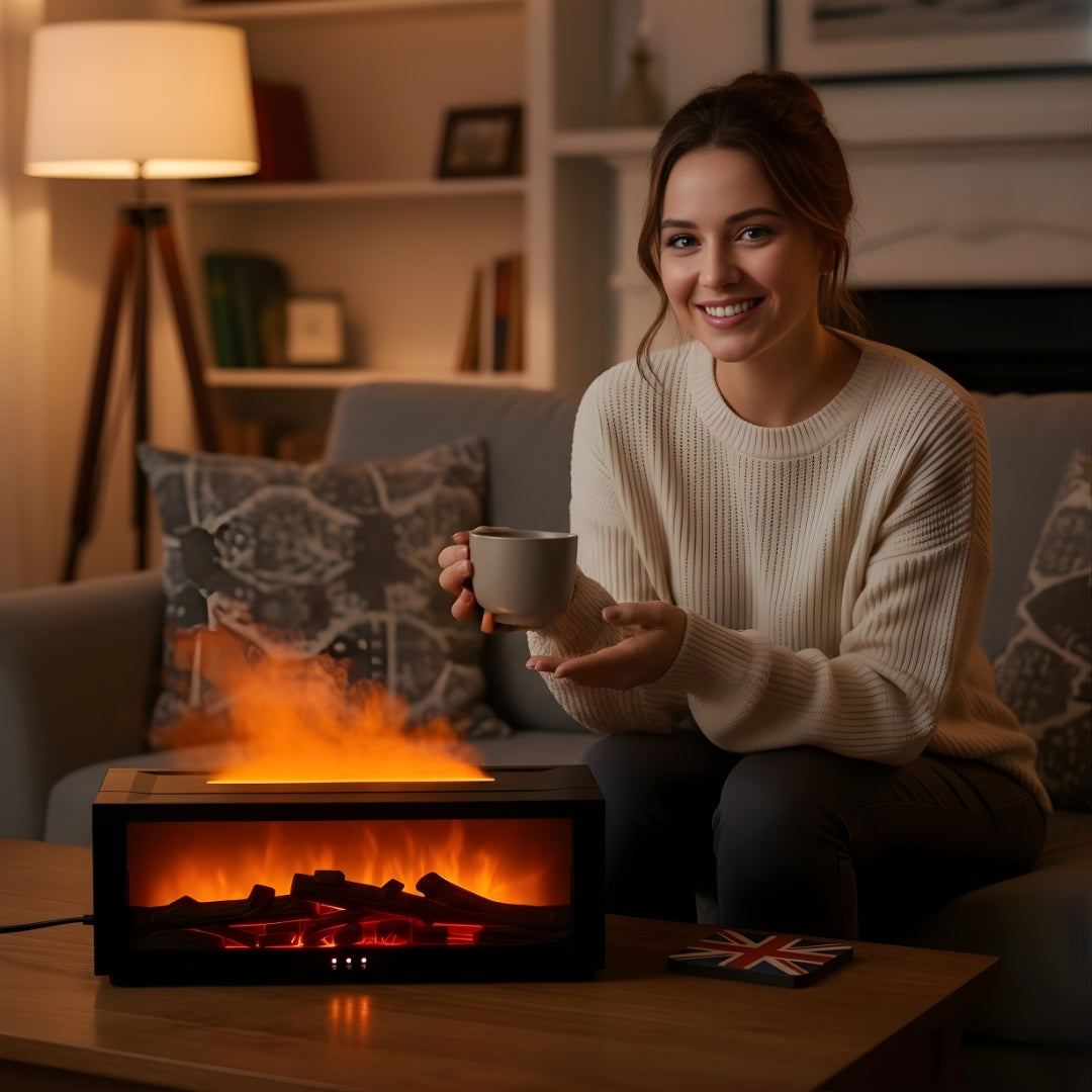Dyp Søvn & Tørr Luft Lindring – Stille USB-Drevet 150 ml Tank – Soverom & Stue Luvikno