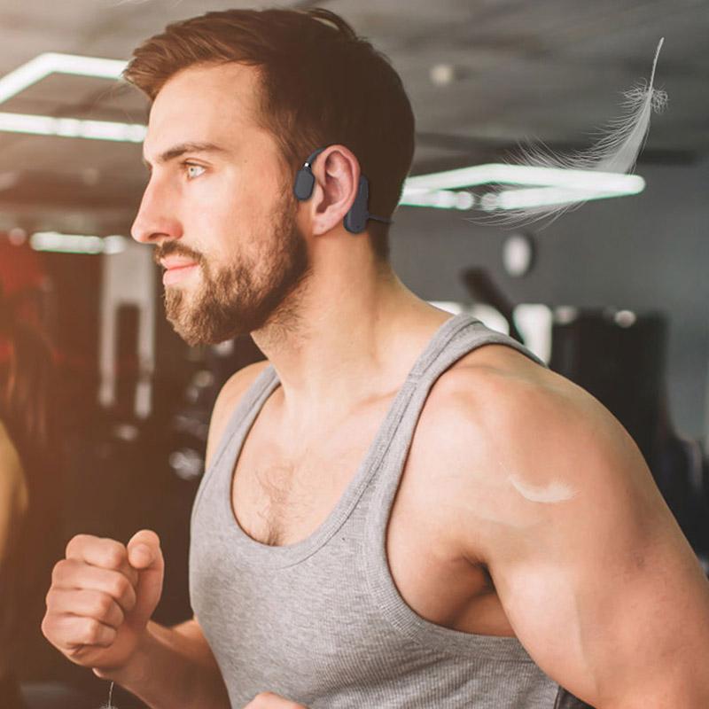Bluetooth 5.0 vanntette sport hodetelefoner | Luvikno