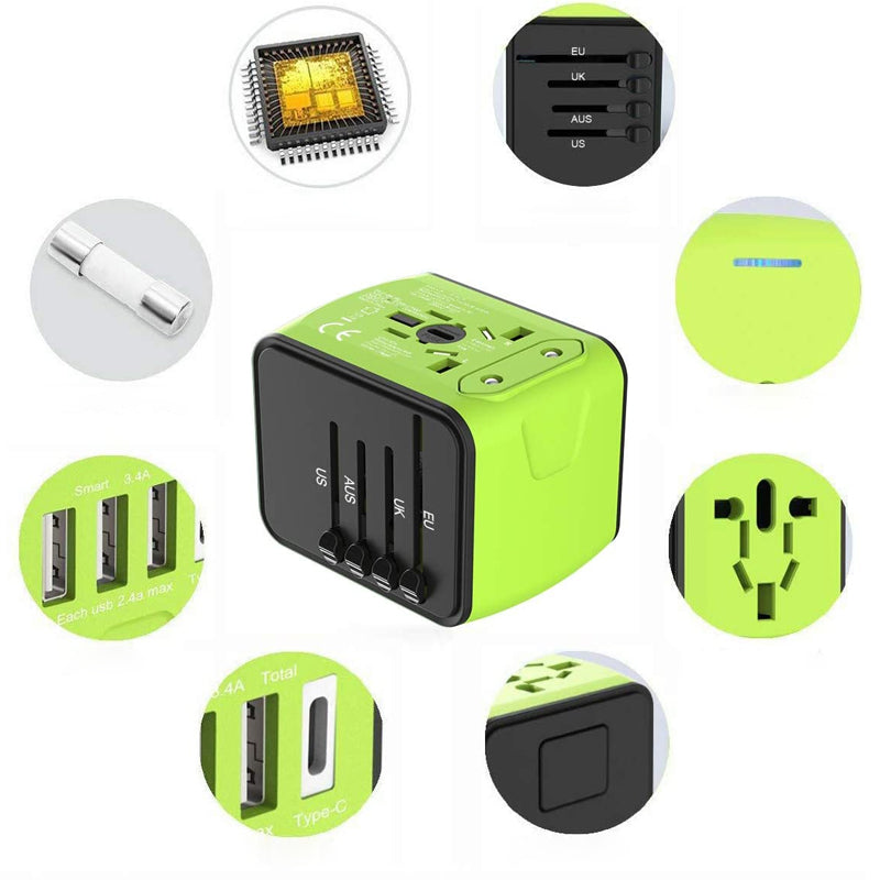 Luvikno | Universal Smart Travel Adapter Spenningsomformer