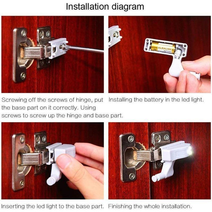 Smart Sensor Wardrobe LED Light (10 BITER) Luvikno