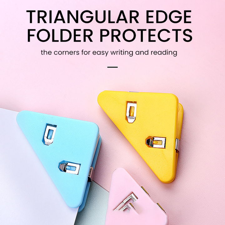 Triangle Corner Data Clips | Luvikno