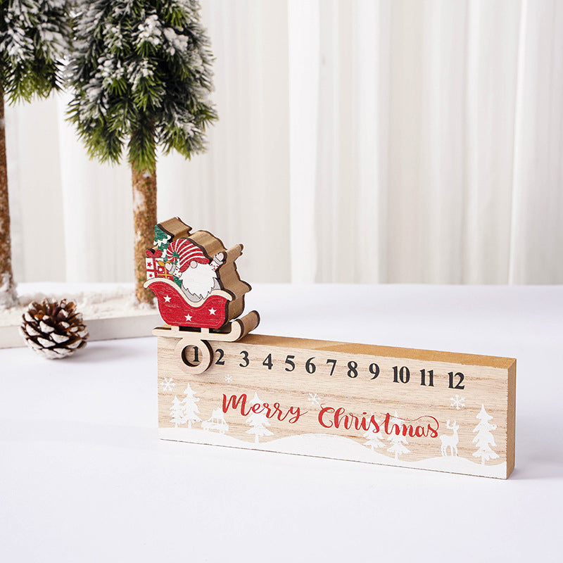 God jul Tre Mobil Santa Claus Kalender Ornament | Luvikno