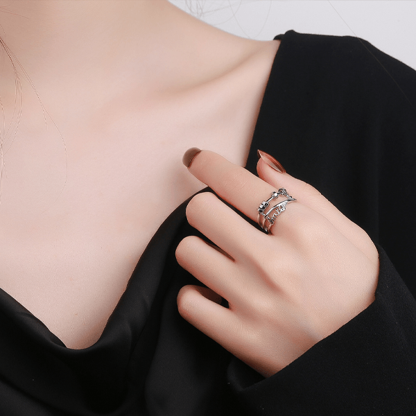 Luvikno | Withinhand Justerbar Happy Ring