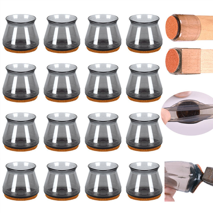Stolbeins gulvbeskyttere (4 PCS) | Luvikno