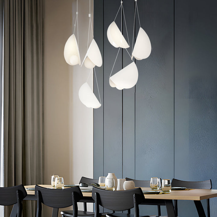Luvikno | PureLuxe Pendel - Slank hvit lineær pendellampe