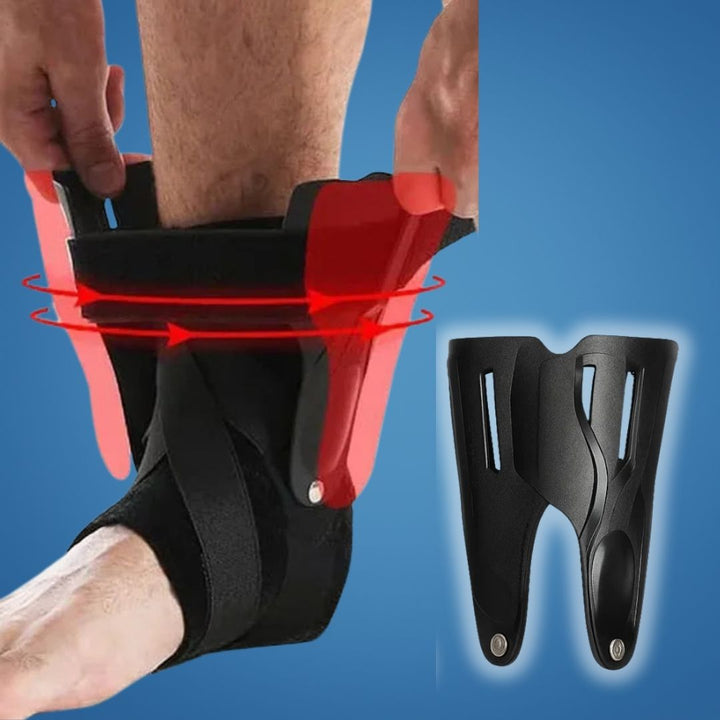 SteadyStep | Ankelstøtte | Sprainsstabilisering – Myk lavprofilsstøtte – Forebygger vridning – Fremskynder bedring – Reduserer hevelse Luvikno