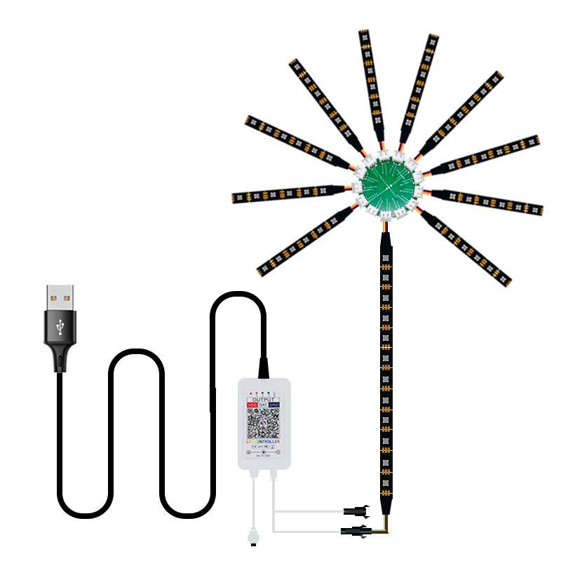LED-lys fra fyrverkeri | Luvikno