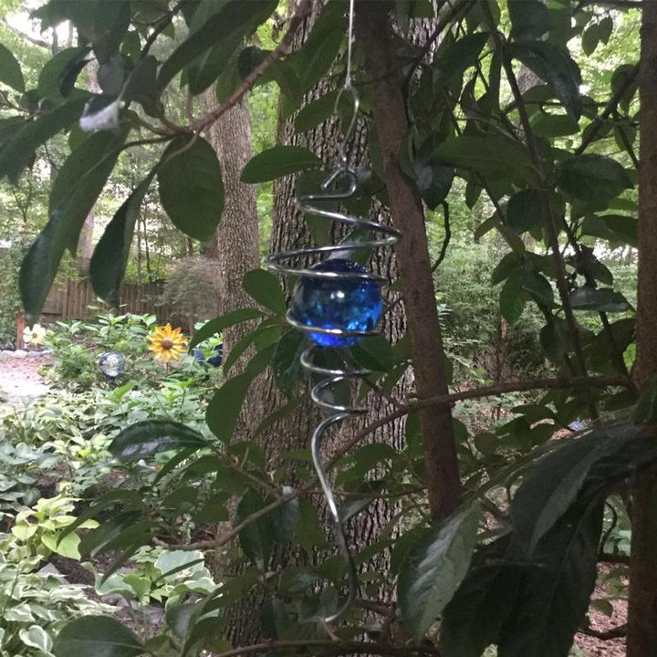 Spiral Crystal Ball Pendant | Luvikno