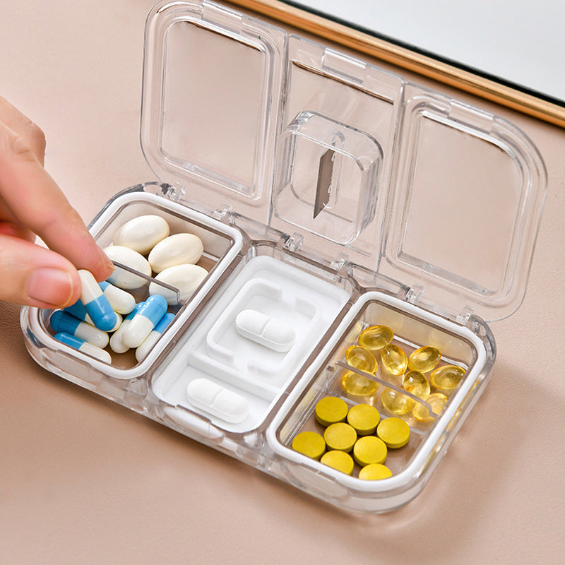 Rektangulær Pill Case Organizer Beholder | Luvikno