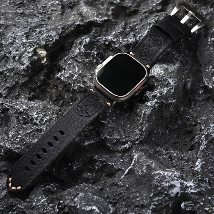 Luvikno | Håndlaget Vintage Skinn Apple Watch Band