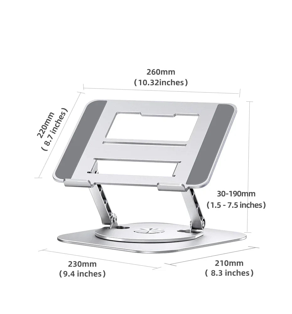 360 Rotering Laptop Stativ | Luvikno
