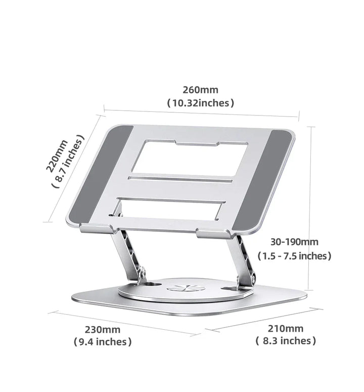 360 Rotering Laptop Stativ | Luvikno