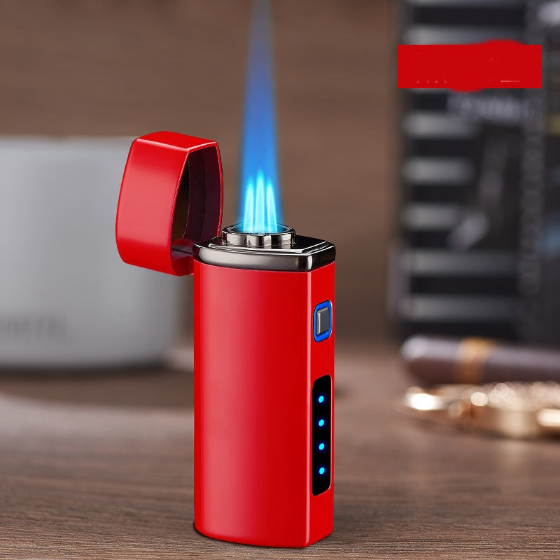 Triple Flame Vindfrakk USB-lading Jet Lighter | Luvikno