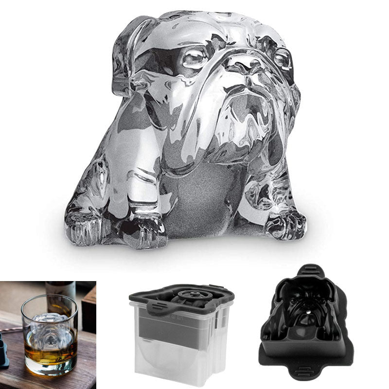 Luvikno | Kreativ Bulldog Isform laget av Silikon