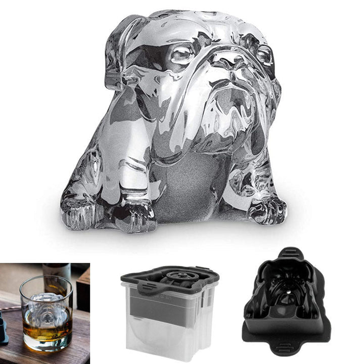 Luvikno | Kreativ Bulldog Isform laget av Silikon