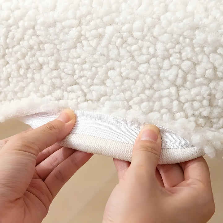 SherpaFit Stoltrekk - Koselig Elastisk Sherpa Spisestoltrekk | Luvikno
