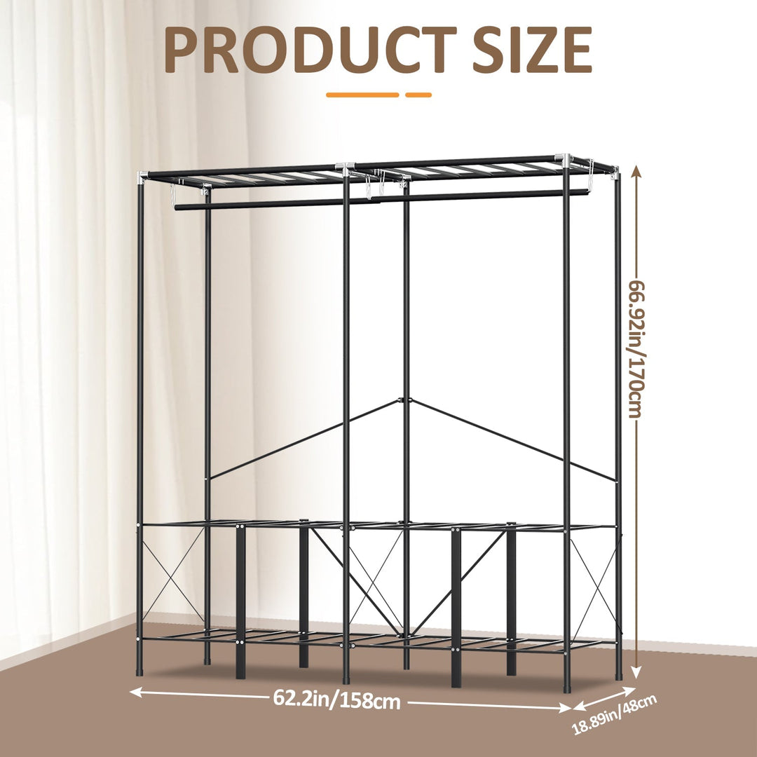 Foldbar garderobe soveromskap | Luvikno