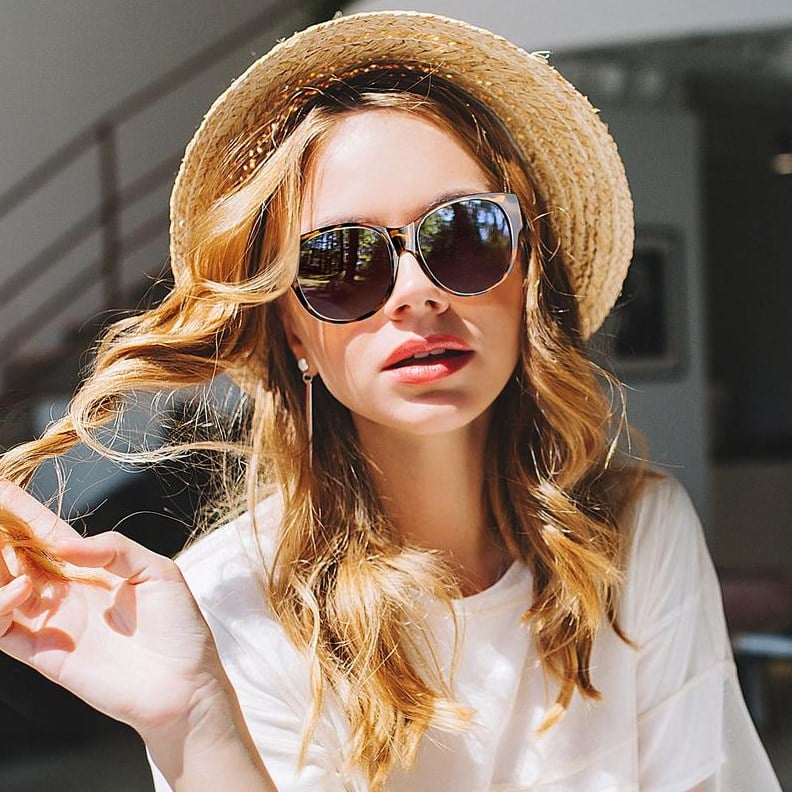 Oversized Cat-Eye Solbriller UV400 Polarized | Luvikno