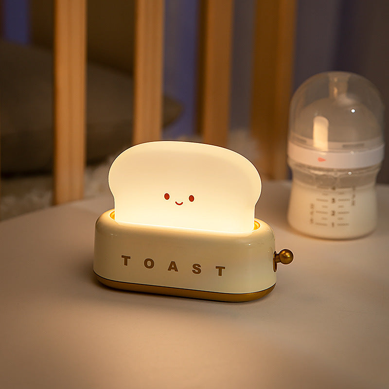 USB-lading LED-brød nattelys med dimmefunksjon og timer | Luvikno