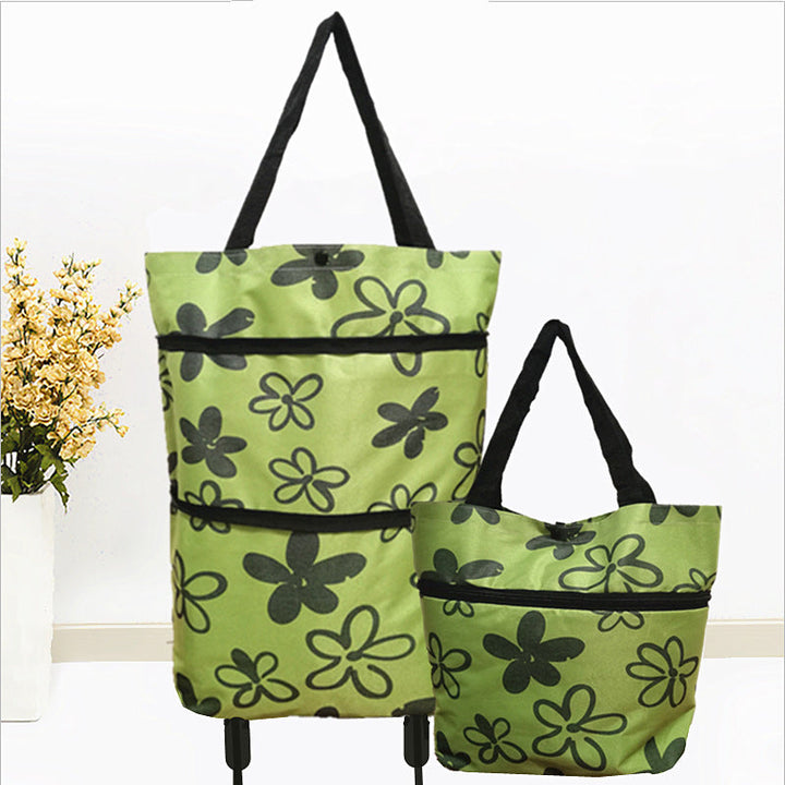 Foldbar Handlebag med Hjul | Luvikno