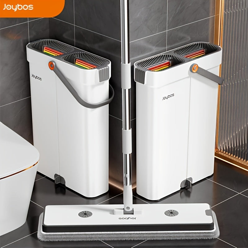 Moppesett med bøtte | 33 cm eller 40 cm flat mopp | Luvikno