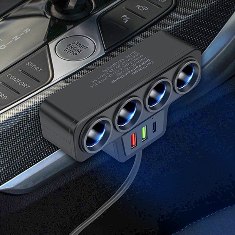 VoltMaxx 7-i-1 PowerHub — Lader alle enheter samtidig og vær trygt og stressfritt tilkoblet til enhver tid | Luvikno