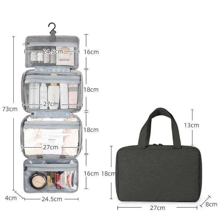 Luvikno | Store kapasitet reise toalettmappe