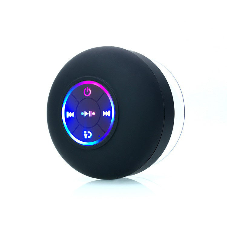 Mini Bluetooth dusj høyttaler med LED lys | Luvikno