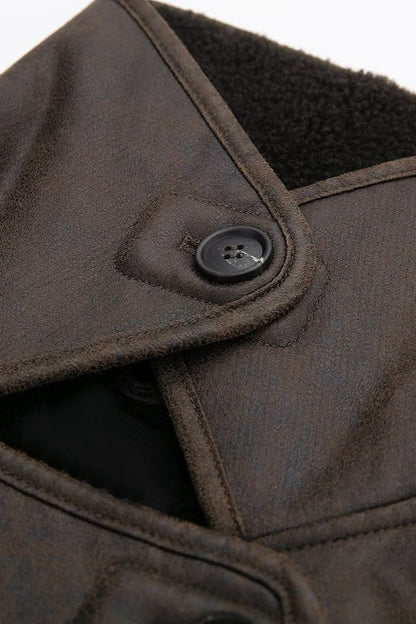 Luvik | Käänteinen Shearling-takki