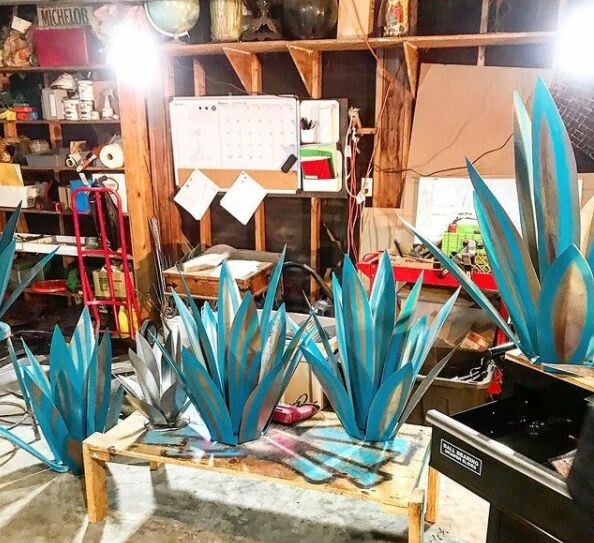 Anti-Rust Metall Tequila Agave Plante | Luvikno