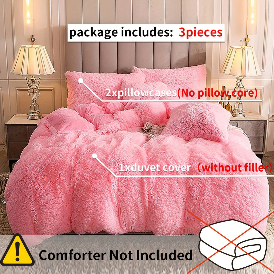 Luvikno | Ultra Soft Plush Duvet Cover Set with Zipper - Luksus & Komfort