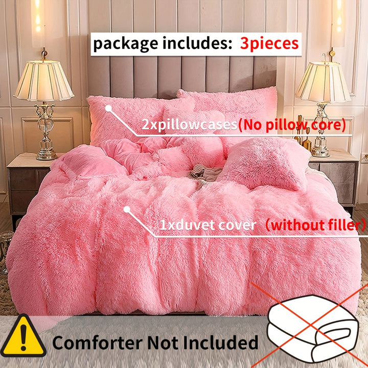 Luvikno | Ultra Soft Plush Duvet Cover Set with Zipper - Luksus & Komfort