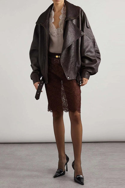 Luvik | Aidosti Nahkainen Moottoripyörätakki