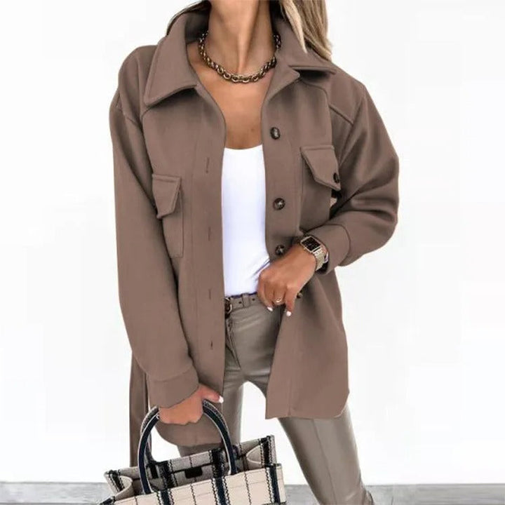 Luvik | Svart allsidig oversized jakke med knapper