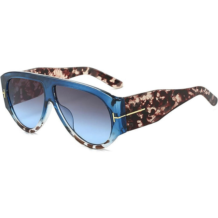 Oversized UV400 Aviator Solbriller Luvikno
