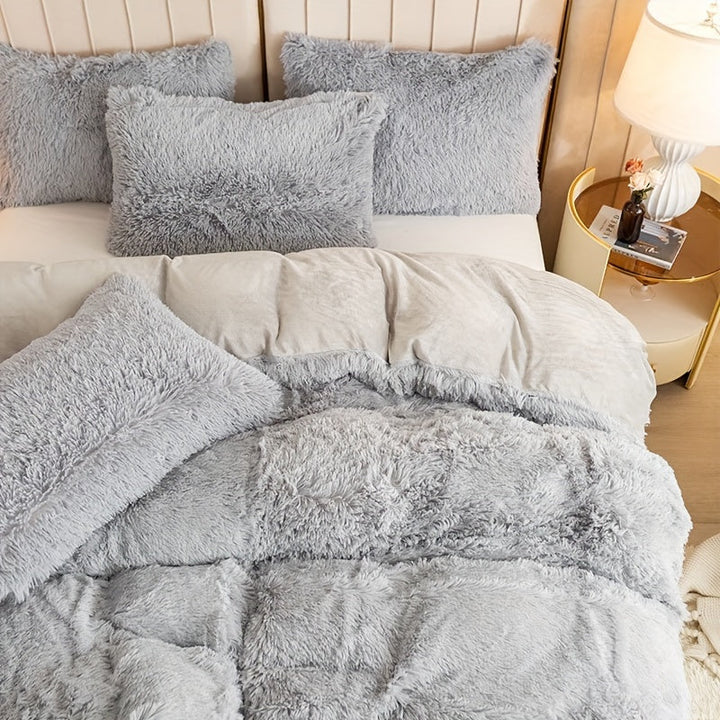 Luvikno | Ultra Soft Plush Duvet Cover Set with Zipper - Luksus & Komfort