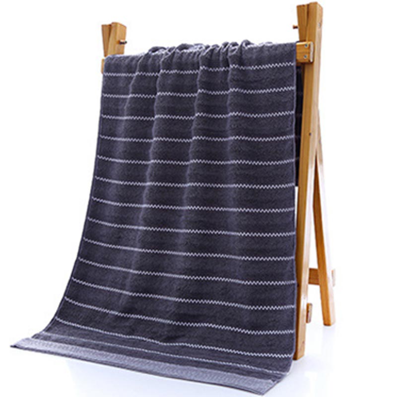 Striped Badehåndkle Bad håndkle Sett 100% Bomull | Luvikno